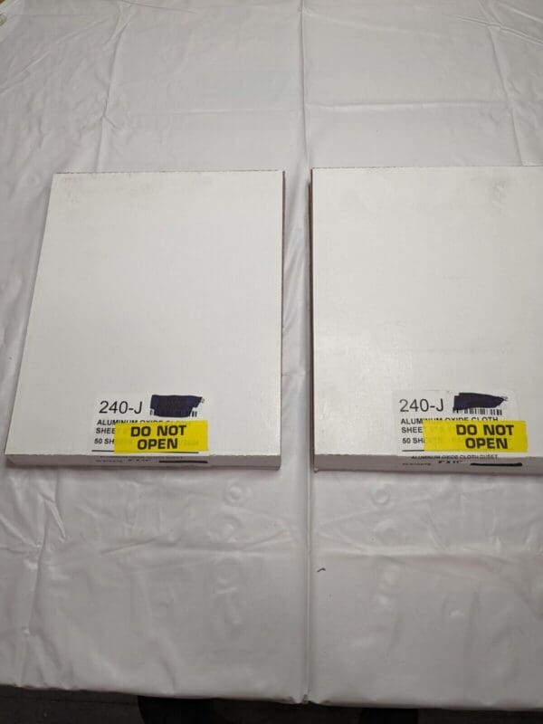 Aluminum Oxide Cloth Sheets 9" X 11" 240-J Qty 100 70372404