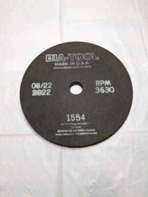 Dia-Tool Cut-Off Wheel: 10" X .062" X 1.25", 3630 RPM, Qty 9 BV0985