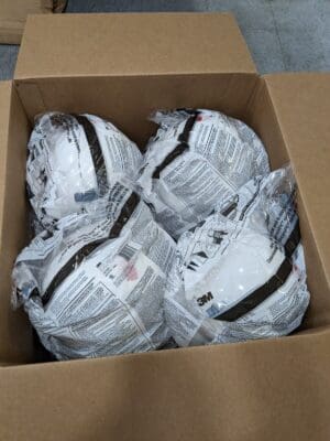 3M Hard Hat: Full Brim, Type 1, Class C, 4-Point Suspension Qty 20 7100240028