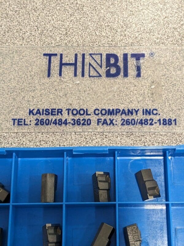 Kaiser Thinbit Carbide Grooving Insert Qty 10 DGI60BU