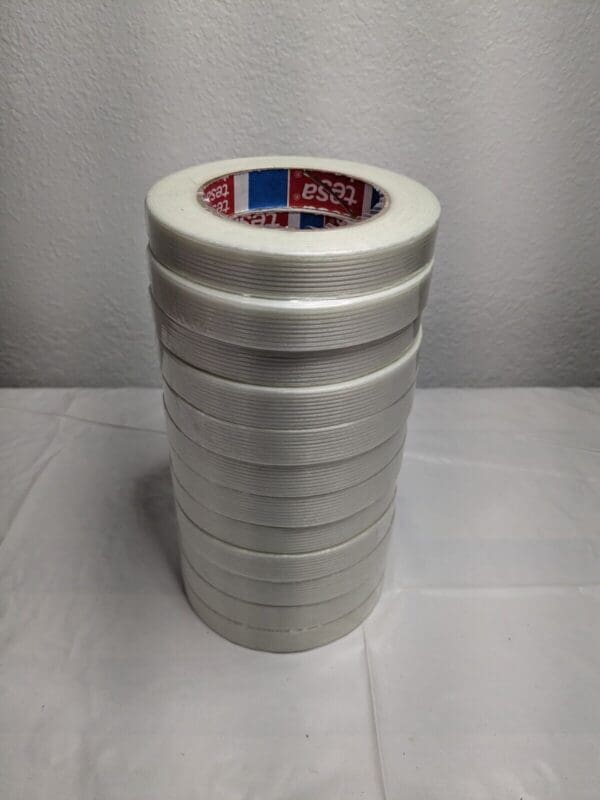 Tesa Tapes Strapping Tape, 319 3/4'' X 60Y Fiberglass Qty 12 Rolls53319-00001-00