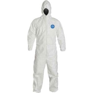 DUPONT Disposable Coveralls: Abrasion size m 25pk TY127SWHMD00250