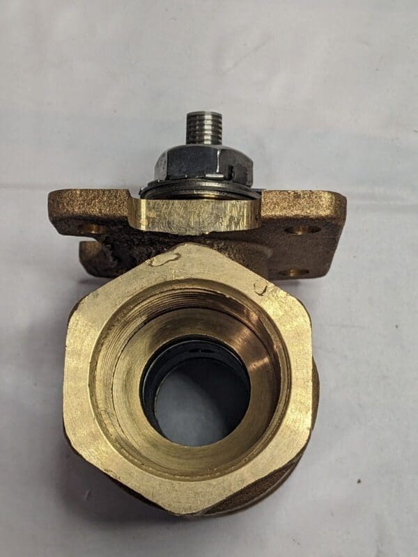 APOLLO Manual Ball Valve: 1–1/4" Pipe, Standard Port, Bronze 71AR664