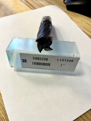 OSG Square End Mill: 1″ Dia, 3″ LOC, 6 Flutes, Cobalt 5485208