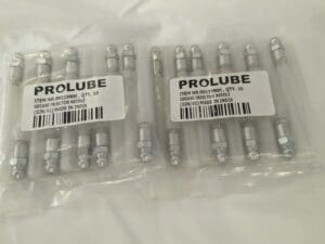 PRO-LUBE Grease Gun Grease Injector Needles 20pk: 1/8″ N GIN/01