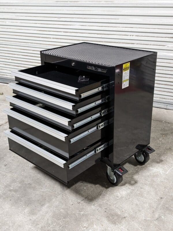 Pro Source Roller Cabinet Tool Box 5 Drawer 33 x 26 x 18 Steel Black