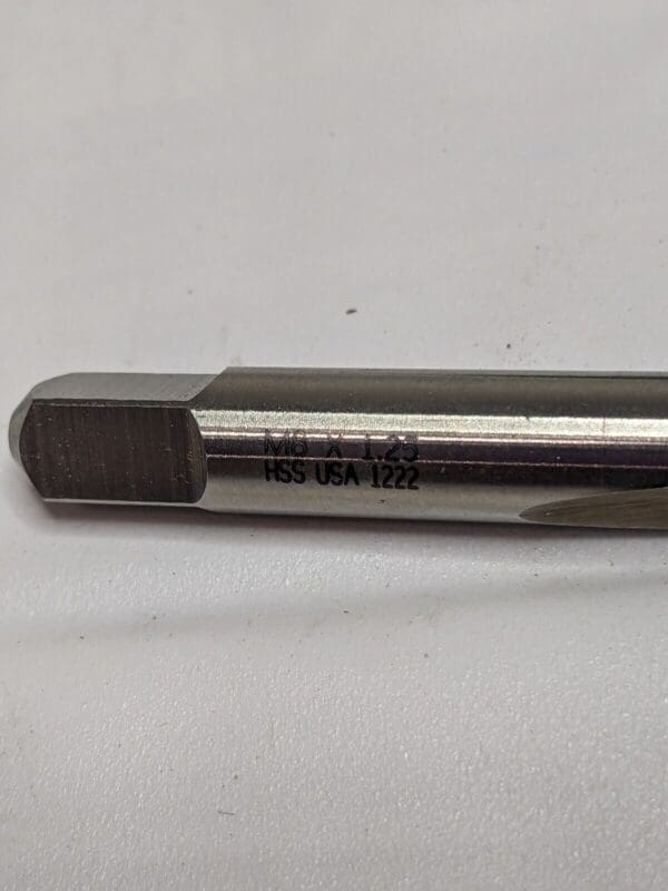 Spiral Point Tap: M8x1.25 Metric Coarse, 2 Flutes, Plug QTY 3 27365