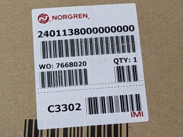 NORGREN HERION Solenoid Valve 3/2 WAY 1/4 NPT 2401138