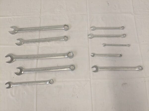 PROTO Combination Wrench Set: 10pc J1200-80ASD INCOMPLETE