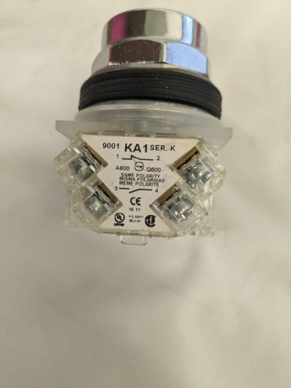 SCHNEIDER ELECTRIC Push-Button Switch: 30 mm Mounting Hole Dia 9001KR2RH13