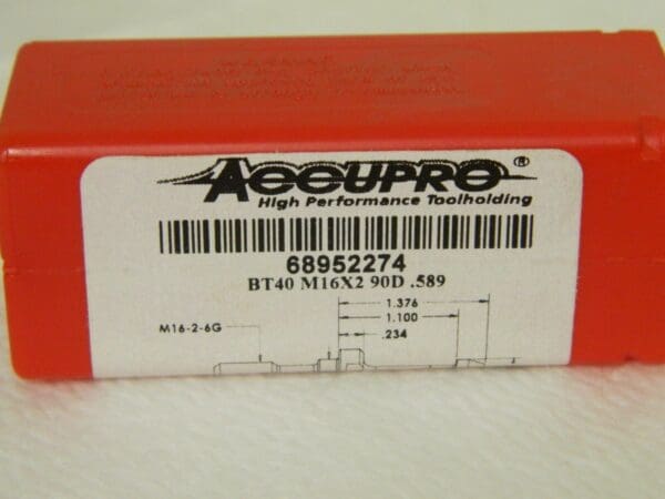 Accupro High Torque Retention Knob BT40 M16 x 2 QTY 2 68952274