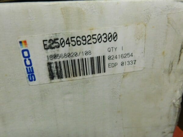 Seco Cat50 Face Mill Rotary Adapter 76.2mm Programming Length 177.95mm OAL 01337