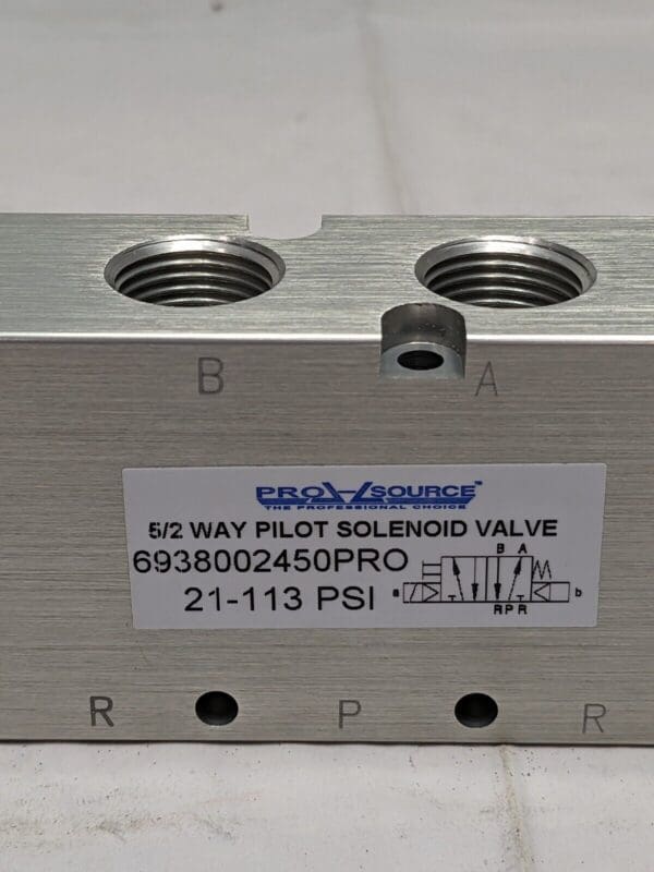 PRO-SOURCE Stacking Solenoid Valve: 5-Way, 2 Position 6938002450PRO