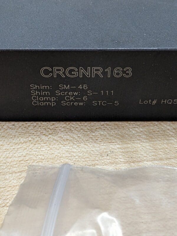 HERTEL Indexable Turning Toolholder: CRGNR163 1″ SHANK, Clamp 1000075