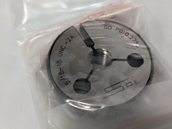 SPI Threaded Ring Gage: 5/16-18 Thread, Class 2A, Go 23-157-1