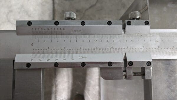 Vernier Caliper 0 to 60″ .0043″ Accuracy .001″ Graduation 8″ Jaw Depth 611-5660