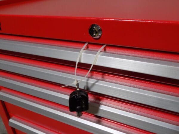 Kennedy Roller Cabinet Tool Box 8 Drawer 39" x 27" x 18" Steel Red 378XR