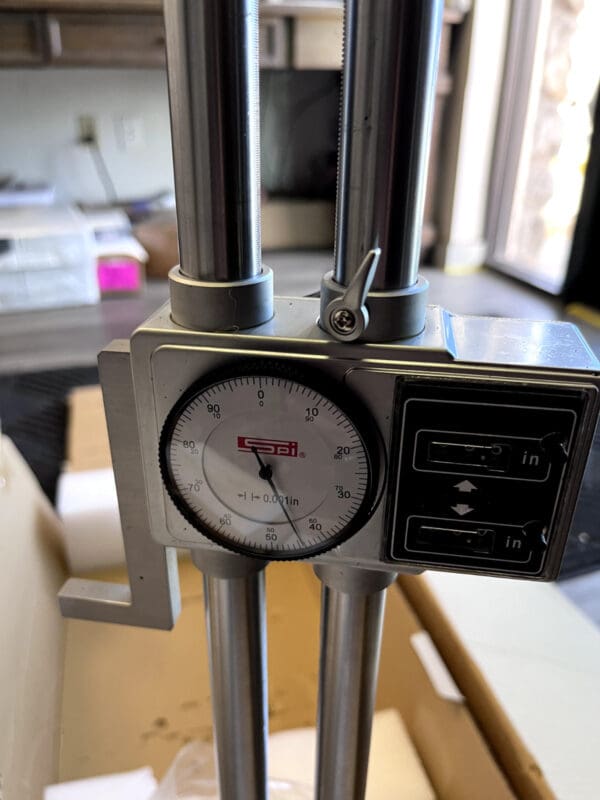 SPI 18″ Stainless Steel Dial Height Gage damaged