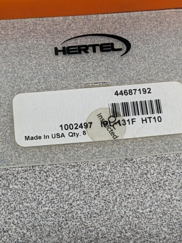 HERTEL Profiling Insert: IPL131 HT10, Solid Carbide Qty 8 1002497