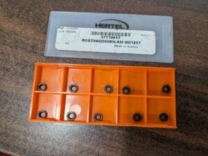 HERTEL Turning Insert 10pk: RCGT0602MOEN–AM HC125T, Carbide 1000727