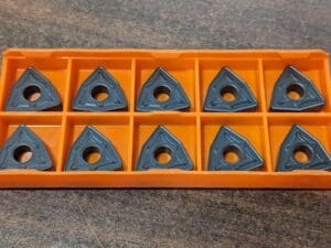 HERTEL Turning Insert 10pk: WNMG 433EN–HMR HC125T, Carbide 1000659