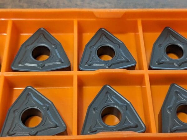 HERTEL Turning Insert 10pk: WNMG 433EN–HMR HC125T, Carbide 1000659