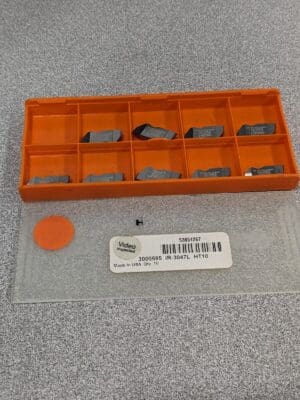 Hertel Grooving Insert: IR3047 HT10, Solid Carbide Qty 9 3000595