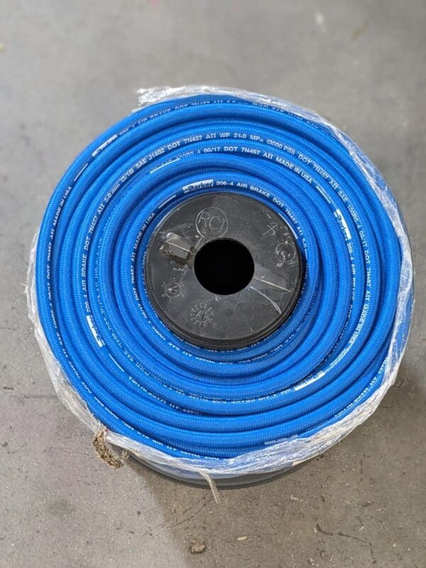 Parker Air Brake Transportation Hose 430 Ft. x 3/16 In. 3000 PSI Max. 206-4-RL