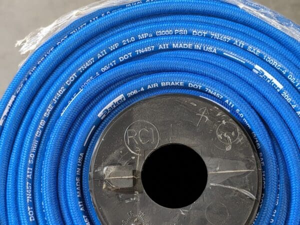 Parker Air Brake Transportation Hose 430 Ft. x 3/16 In. 3000 PSI Max. 206-4-RL