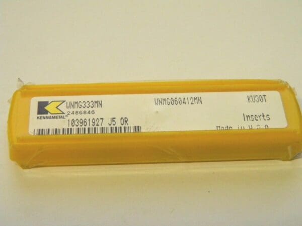 Kennametal Carbide Turning Inserts WNMG333MN Grade KU30T Box of 4 2486846