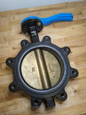 Legend Valve 8″ Lug Type Butterfly Valve w/ Lever Handle 116-607 Damaged