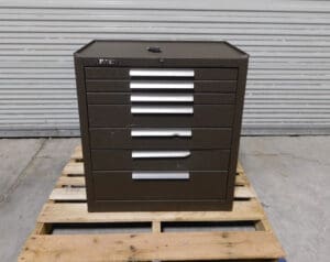 Kennedy Roller Cabinet Tool Box 7 Drawer 35 x 27 x 18 Steel Brown 277XB