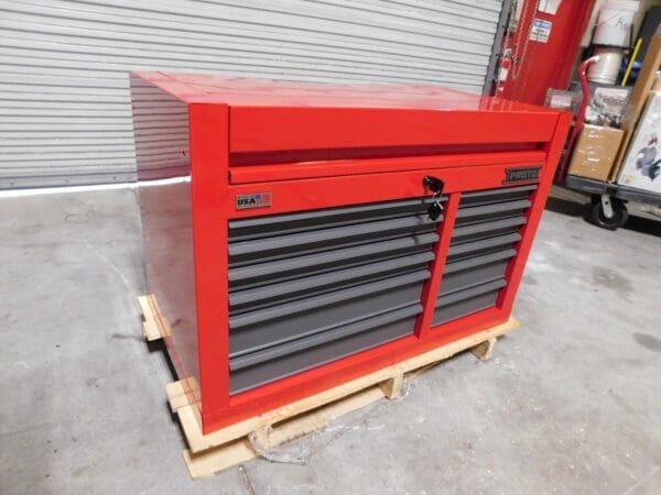 Proto Top Chest Tool Box 12 Drawer 41 x 22 x 27 Steel Red JSTV4228CD12RG Damage