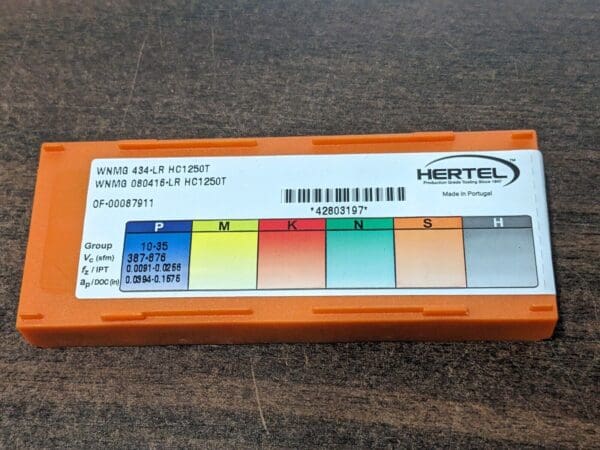 HERTEL Turning Insert 10pk: WNMG 434–LR HC1250T, Solid Carbide 1002276