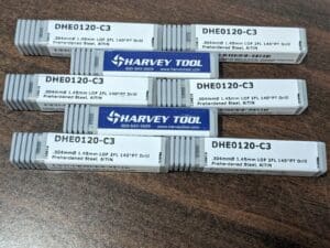 HARVEY TOOL Micro Drill Bit 8pk: #83, 140 ° Point, Solid Carbide DHE0120-C3