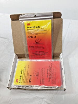 CASE OF 5 3M ScotchCode Pre-Printed Wire Marker Book SPB-14 7000132487