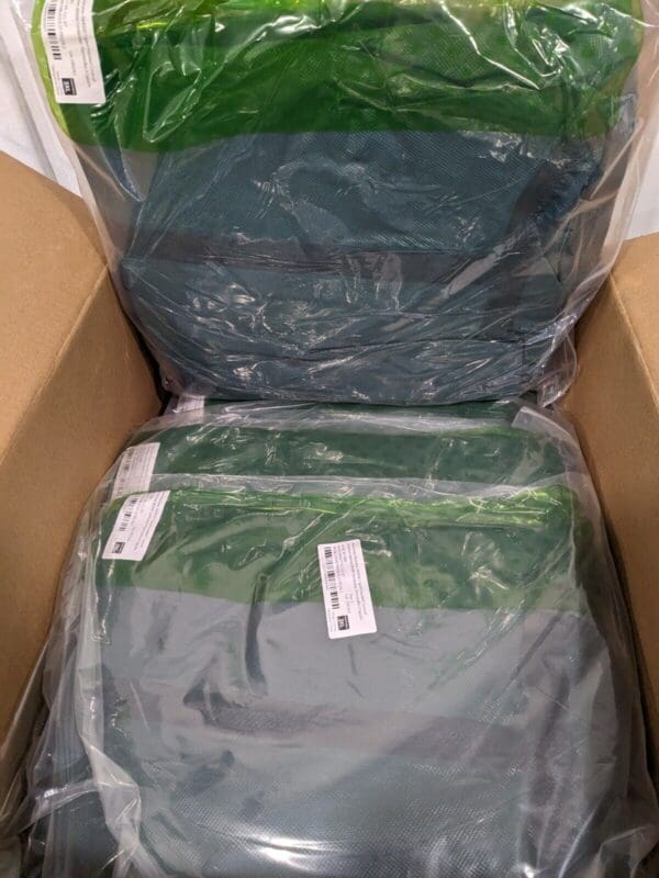 Ansell Coveralls, Green, Non-Woven Laminate, Zipper Qty 4 GR40-T-92-111-07