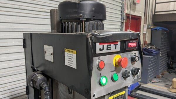 Jet 20" EVS Tapping Drill Press 245 - 2000 RPM 2 HP 230 V 3 Phase 354225 Damaged