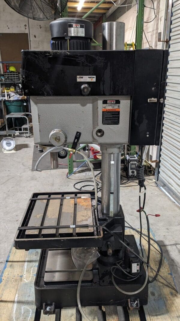 Jet 20" EVS Tapping Drill Press 245 - 2000 RPM 2 HP 230 V 3 Phase 354225 Damaged