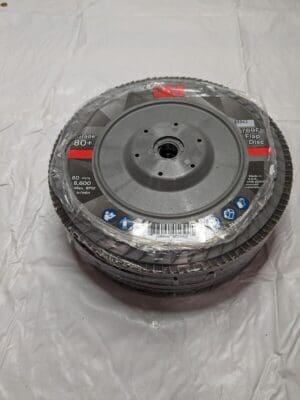 3M Flap Disc: 7", 5/8-11 Hole, Ceramic, Type 27 Qty 5 7100178236