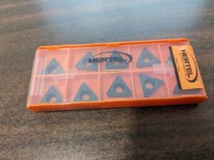 HERTEL Turning Insert 10pk TCMT 32.53–LP HC1250T, Solid Carbide 1002415