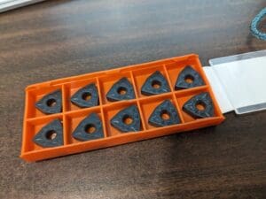 HERTEL Turning Insert 10pk WNMG 433–LW HC1250T, Solid Carbide 1002281