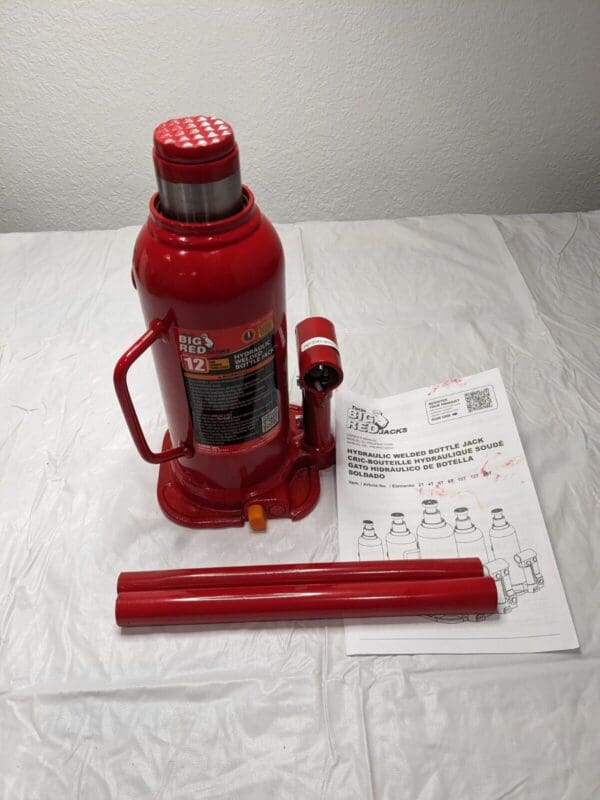 Big Red Torin 12 Ton Portable Bottle Jack Heavy Duty T91203B