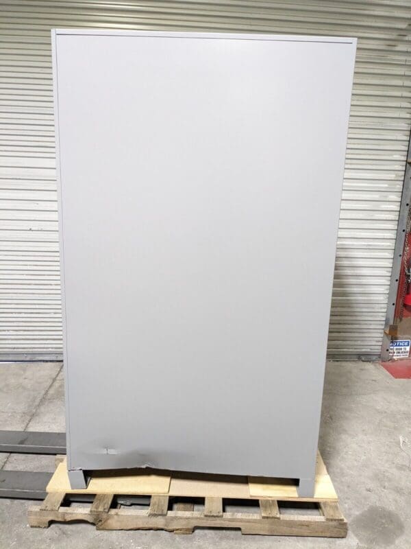 Lyon Heavy Duty Storage Cabinet 4 Shelf 82" x 48" x 24" Steel Gray DD1120