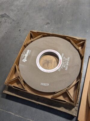 Radiac Surface Grinding Wheel 36" Diameter 3" Thick 690 RPM Max. 120 Grit