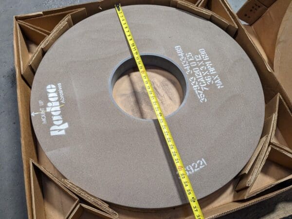 Radiac Surface Grinding Wheel 36" Diameter 3" Thick 690 RPM Max. 120 Grit