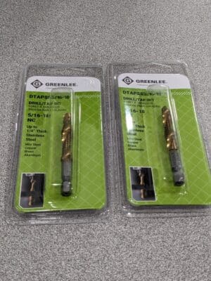 GREENLEE Combination Drill & Tap Set 5/16-18 in Qty 2 DTAPSS5/16-18