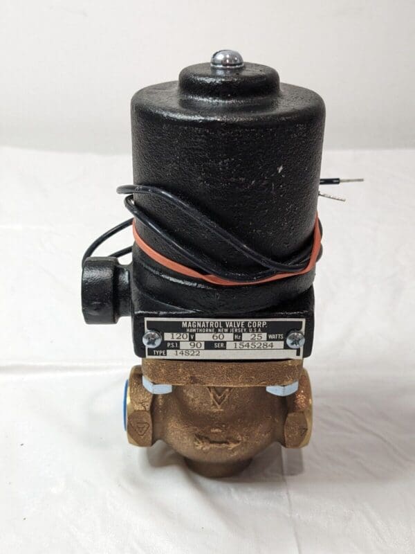 Magnatrol Solenoid Valve 1/2" 0-90 PSI 120V 14S22