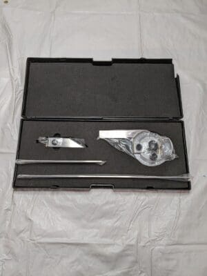 Bevel Protractor 6", 12" Blade, 360° Max Measurement 06476931 DAMAGED CASE