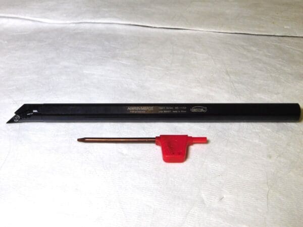 Hertel Indexible Boring Bar 0.98” Min Bore Dia 1.2” Shank Dia 8” OAL A08RSVMBR2E